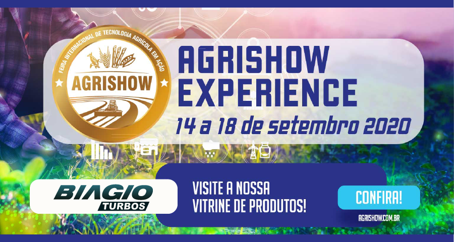 Biagio Turbos na Agrishow Experience 2020